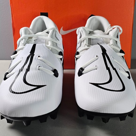 Nike Alpha Menace Pro 3 Mid Men's Football Cleats White Black CT6649-100 - Picture 4 of 9